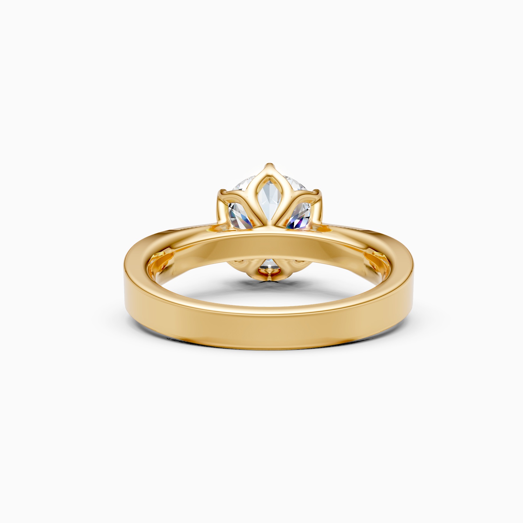Romantic Solitaire Ring with Lab Grown Diamond